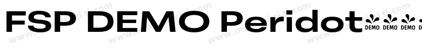FSP DEMO Peridot字体转换